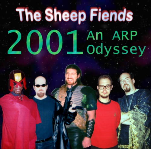 The Sheep Fiends 2001: An ARP Odyssey Album Art